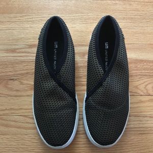 United Nude Fold Slip On shoes in gold